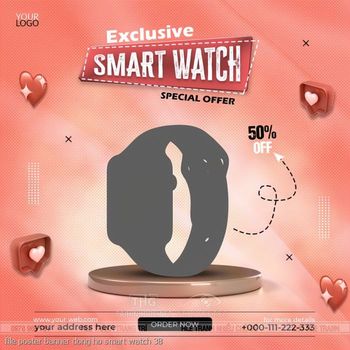 file poster banner dong ho smart watch 38
