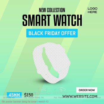 file poster banner dong ho smart watch 45