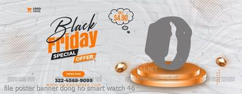 file poster banner dong ho smart watch 46