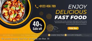 file poster banner food thuc an nhanh am thuc 30