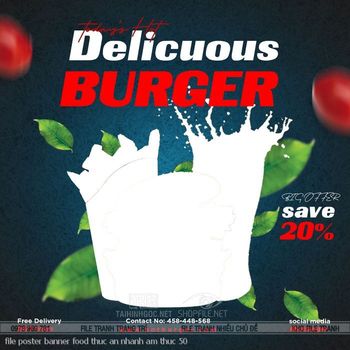 file poster banner food thuc an nhanh am thuc 50