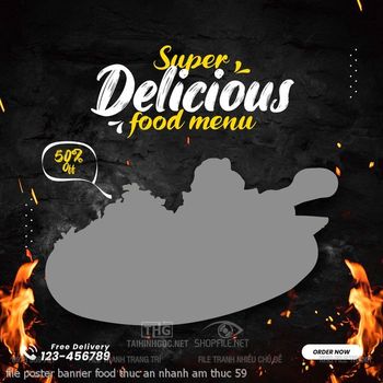 file poster banner food thuc an nhanh am thuc 59