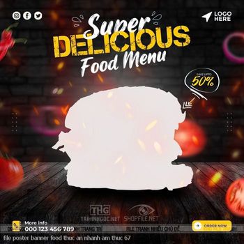 file poster banner food thuc an nhanh am thuc 67