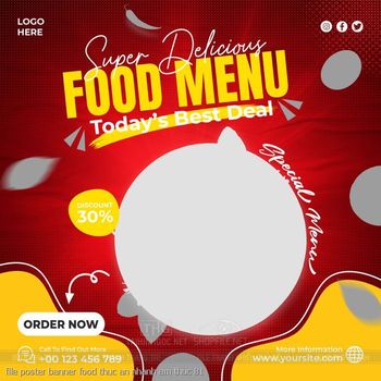 file poster banner food thuc an nhanh am thuc 81