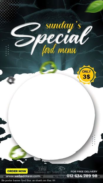 file poster banner food thuc an nhanh am thuc 84