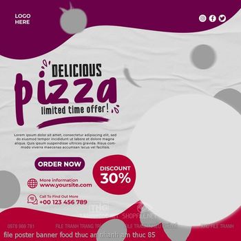 file poster banner food thuc an nhanh am thuc 85