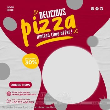 file poster banner food thuc an nhanh am thuc 86