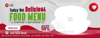 file poster banner food thuc an nhanh am thuc 88