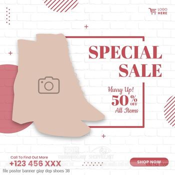 file poster banner giay dep shoes 38