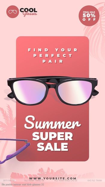 file poster banner mat kinh glasses 25