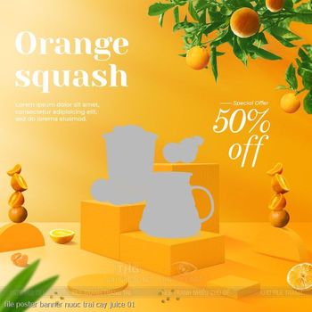 file poster banner nuoc trai cay juice 01