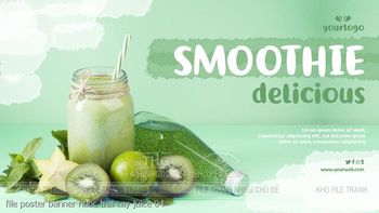 file poster banner nuoc trai cay juice 04