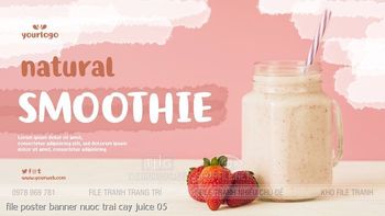 file poster banner nuoc trai cay juice 05