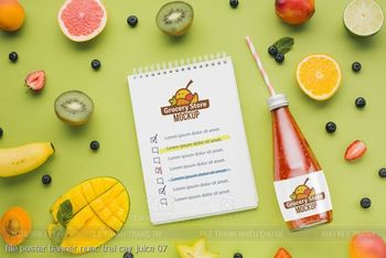 file poster banner nuoc trai cay juice 07