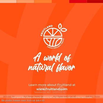 file poster banner nuoc trai cay juice 09