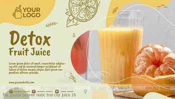 file poster banner nuoc trai cay juice 16