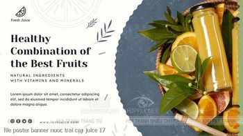 file poster banner nuoc trai cay juice 17