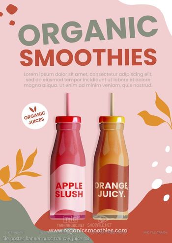 file poster banner nuoc trai cay juice 18