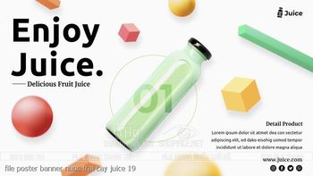 file poster banner nuoc trai cay juice 19