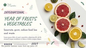 file poster banner nuoc trai cay juice 24