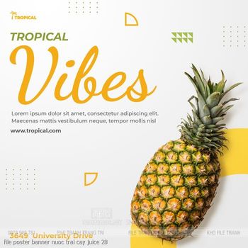 file poster banner nuoc trai cay juice 28