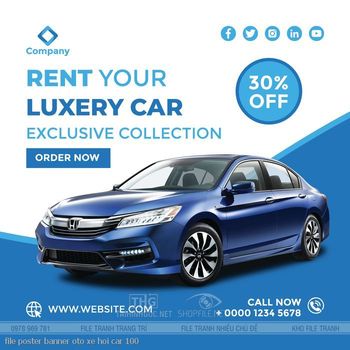 file poster banner oto xe hoi car 100