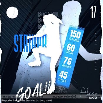 file poster banner the thao cau thu bong da 01