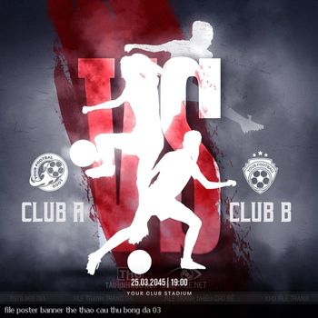 file poster banner the thao cau thu bong da 03