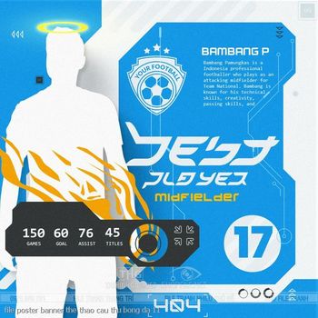 file poster banner the thao cau thu bong da 11