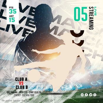 file poster banner the thao cau thu bong da 15