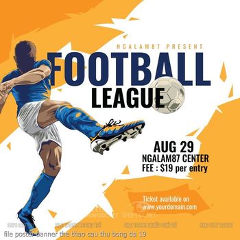 file poster banner the thao cau thu bong da 19