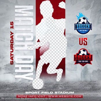 file poster banner the thao cau thu bong da 40