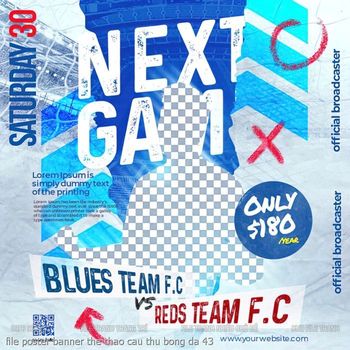 file poster banner the thao cau thu bong da 43