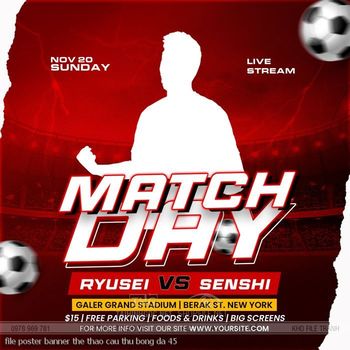 file poster banner the thao cau thu bong da 45