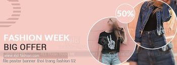 file poster banner thoi trang fashion 02