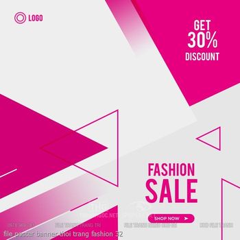 file poster banner thoi trang fashion 32