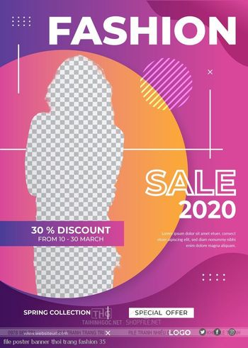 file poster banner thoi trang fashion 35