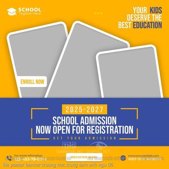 file poster banner truong hoc trung tam anh ngu 06