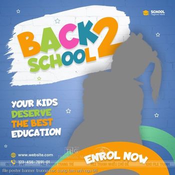 file poster banner truong hoc trung tam anh ngu 08