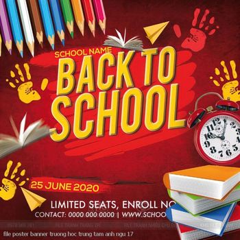 file poster banner truong hoc trung tam anh ngu 17