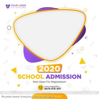 file poster banner truong hoc trung tam anh ngu 21