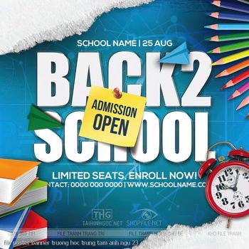 file poster banner truong hoc trung tam anh ngu 23