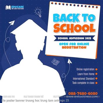 file poster banner truong hoc trung tam anh ngu 25