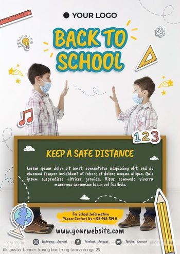 file poster banner truong hoc trung tam anh ngu 29
