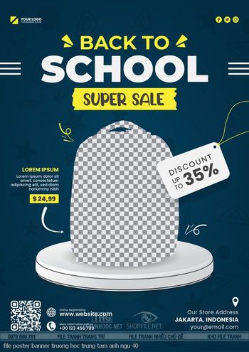 file poster banner truong hoc trung tam anh ngu 40