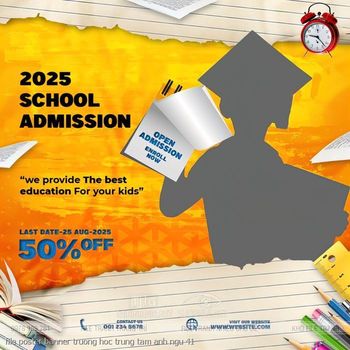 file poster banner truong hoc trung tam anh ngu 41