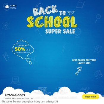 file poster banner truong hoc trung tam anh ngu 52