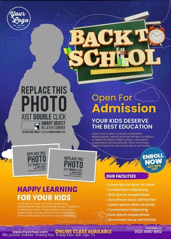 file poster banner truong hoc trung tam anh ngu 55
