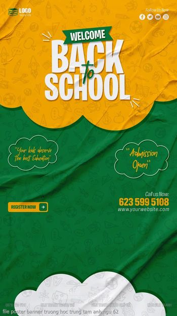 file poster banner truong hoc trung tam anh ngu 62