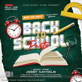 file poster banner truong hoc trung tam anh ngu 63